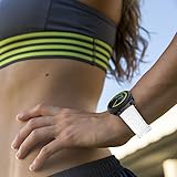 Altsommer Armband 20mm für Samsung Gear Sport, Vintage Luxus Leder Sportarmband mit Krokodilleder Armband Uhrenarmband Edelstahlschließe Leder Ersatzband für Herren Damen,Rot (Weiß)