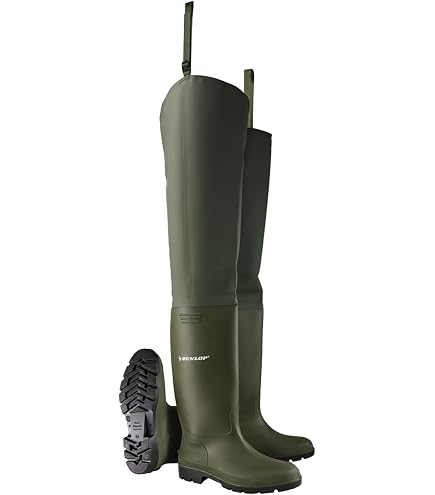 Bottes Cuissardes Imperméables HWBZSZY - 60cm Hauteur - PVC/Nylon - Antidérapantes - Pour Pêche, Chasse, Travail - Taille 36-47