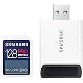 Samsung PRO Ultimate SD-Karte, 128 GB, UHS-I U3, Full HD & 4K UHD, 200 MB/s Lesen, 130 MB/s Schreiben, Speicherkarte für Kame