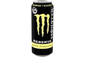 DAVE'S AMERICAN FOOD Monster Energy Reserve White Pineapple UK, Monster da collezione, Bevanda energetica (500ml)