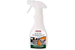 BEAPHAR – Spray éducateur anti-marquage urinaire pour chat et chaton – Protège le mobilier contre les comportements indésirables tels que les griffades ou marquages urinaires – Flacon 250 ml