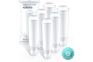 Aquafloow Lot de 6 filtres à eau compatibles avec Krups F088 F 088 - Compatible avec de nombreux modèles Krups, Siemens, Bosch, AEG, Tefal, Neff, Gaggenau