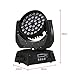 Produktbild Docooler 380W 36LEDs Moving Head RGBW Bühnenlicht, Steuerungsarten: DMX512/Master-Slave Steuerung/Tonsteuerung/Auto läuft, Neigung: 540 Grad (X-Achse), 270 Grad (Y-Achse).