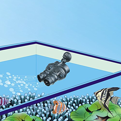 SunSun Dual-Strömungspumpe 12000 l/h 24W Wave Maker Süß- Salzwasser - 8