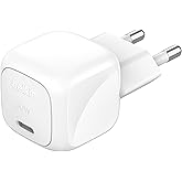 Belkin BoostCharge Kompakt Duvar Şarj Cihazı 30 W, Seyahat Dostu USB-C Power Delivery Hızlı Şarj, iPhone, Samsung Galaxy, iPa
