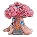 Produktbild QILENE Mini Fairy Tree House Miniatur Garten Micro Landschaft Ornament Decor (Pink)