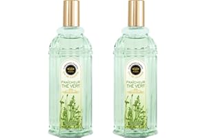 Eau de Cologne - Thé Vert - Christine Darvin - Made in France - 97% d'ingrédients d'origine naturelle - Spray 250ml - Lot de 2