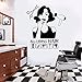 Produktbild Barber Shop Wandaufkleber Dekorative Wandtattoo Pvc Wanddekorkunst Aufkleber Wandvinyl Dekorative Tapete 1 L 58 cm X 64 cm