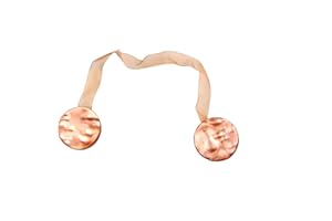 HD BRICO Fermatende in Coppia con calamita (Stile Madreperla) a Tutti Tipi di Tende 2 Pezi (Beige)