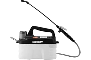 WECLEAN 4L Elektrischer Akku-Drucksprüher für Gartenarbeit, Pflanzenschutz und Reinigungs-/Desinfektionsarbeiten - Lithium-Ionen Akku für langlebige Performance