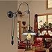 Produktbild Daadi Eiserne Wand Lampen Retro Restaurant einziehbaren Treppenlift Wandleuchte [Energieklasse A ++]
