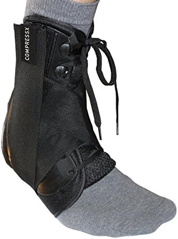 Ankle Support, Reliable Stabiliser Support - Ankle Brace for Joint Pain, Athletic Injuries, Recovery, Sprains &amp; More - Adjustable Straps - Unisex(Medium)