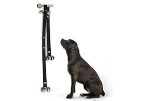 FurDreams Dog Training Doorbells, Durable Puppy Toilet Training Bells with Loud Jingle, Length Adjustable and Ages, Teaching your Fur Babies to Ring when its Toilet Time to Get Outside