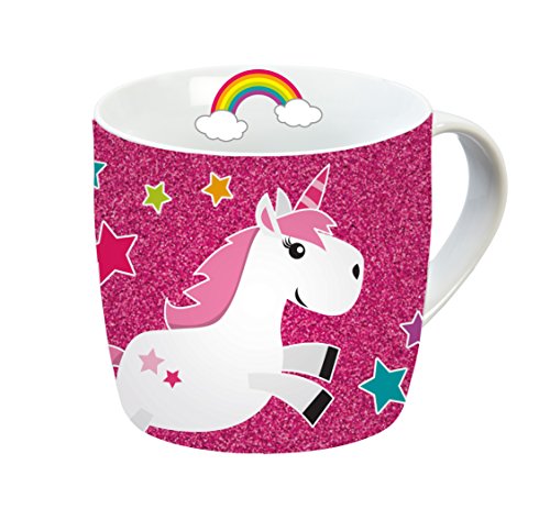 infinite by GEDA LABELS 15897 Einhorn Kids Porzellantassecirca 250 ml mit Henkel, Mehrfarbig, 11 x 8 x 8 cm