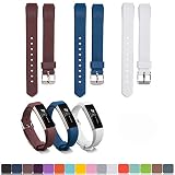 Für Fitbit Alta / Alta HR Ersatz Armband + Free HD Displayschutzfolien, iFeeker Soft Silikon Verstellbare Armbanduhr Ansehen für Fitbit Alta / HR Activity Fitness Armband