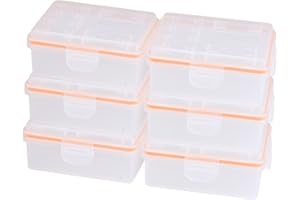 Newmowa 6 szt. etui do przechowywania baterii do Canon LP-E6 Nikon EN-EL15 Panasonic DMW-BLF19