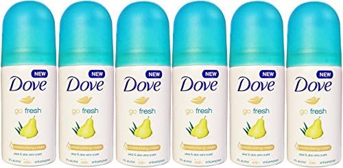 Dove Go Fresh Antiperspirant Pear and Aloe Vera Deodorant 35ml - Pack of 6