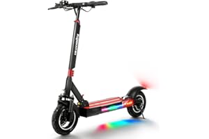 URBETTER Patinete Eléctrico Adultos, Batería de 48V 11Ah, Doble Frenos de Disco, Neumáticos Todoterreno de 10” Scooter Eléctrico Plegable con Manillar Regulable en Altura - M4