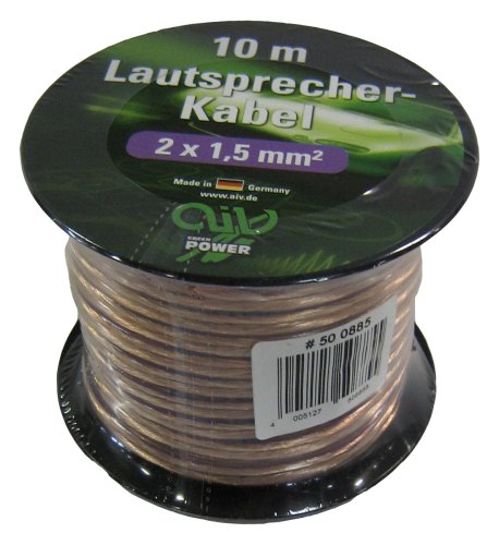 Preisvergleich Produktbild AIV 500885 Lautsprecher Kabel, Mini-Spule 10m