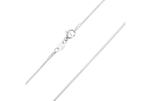 Kraven Feine 925 Silber Damen Halskette ohne Anhänger, Silberkette in 40.45.50.55.60 cm verfügbar Silberschmuck