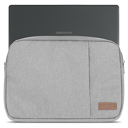 Medion Akoya E3216 H  lle Notebook Tasche in Schwarz oder Grau Laptop Schutzh  lle Case Cover Etui  Farbe Grau