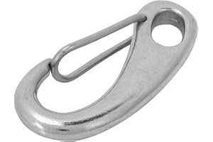 Alomejor Mousqueton en Acier Inoxydable pour la plongée Crochet de Liaison pour Plongée sous-Marine