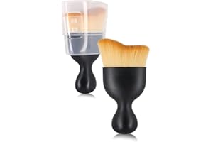 MUJGAN All-in-One Makeup Brush : Concealer, Foundation, Tanning, Contour, Face Mask, Liquid Makeup Brushes - Perfect for Flawless Application