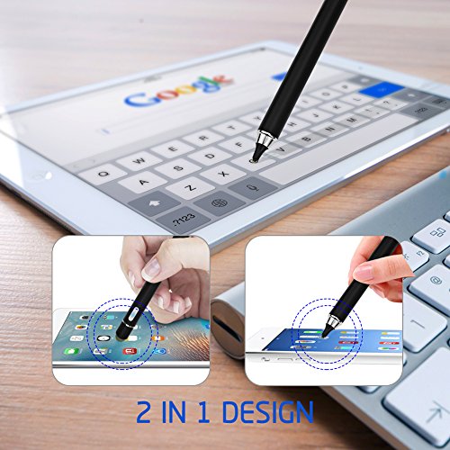 Penna Capacitiva, Sotical Veamor Penna Touch, Pennino Capacitivo Stilo Punta Fine 1.8mm per iOS, Android, iPhone, iPad, Samsung, Huawei, Tablet e Touchscreen