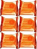 Skin Deep Self Tanning Wipes 20 Wipes x 6 Packs