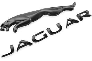 XCBW Logo Emblema per Tronco Posteriore Auto/Portellone Posteriore Adesivo in Metallo Decalcomanie Distintivo, per J-aguar XF XE F Pace Refit Accessori