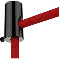 10 Stück Kabelhalter Für Textilkabel – Aufputz-Montage, In Weiß, Schwarz, Transparent