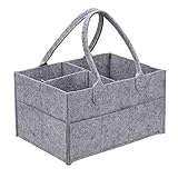 Umweltfreundliche Materialien --- Hochwertiges Polyester-Filzgewebe sorgt dafür, dass der Windelkorb langlebig und dennoch ultraleicht ist und weder Körper noch Haut schadet. Die weiche Kante und die spezielle Konstruktion sorgen dafür, dass der Einkaufskorb auch dann in Form bleibt, wenn er nicht vollständig gefüllt ist.