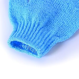 6 Pairs Double Sided Exfoliating Gloves Body Scrubbing Glove Bath Scrubs for Shower, 6 Colors - Image 4