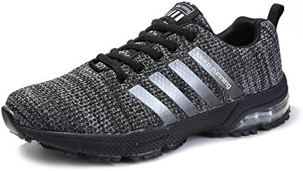Senbore Men Casual Sports Shoes Air Trainers Fitness Flats Running Athletic Competition Sneakers