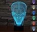 Produktbild Lmeison Joker 3D optische Illusion Nachtlicht Multi 7 LED Farben ändern Schreibtisch Lampe mit USB-Kabel Smart Touch Taste Kontrolle, Kinder, Freunde, Geburtstage, Urlaub,