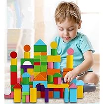 Vokodo 113 Piece Foam Building Blocks - Educational Construction Toys For Kids