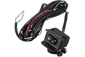 Sharplace Moto ATV Treuil Interrupteur à Bascule Guidon Contrôle Ligne D' Mètre