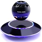 MUSIC ANGEL freischwebender Lautsprecher mit Bluetooth 4.0 Multifarben LED kabellos 360° mit Mikrofon (schwarz)