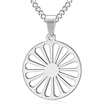 Collier Médaille Saint-Esprit BOBIJOO - Acier Inoxydable 316L - Chaîne 55cm - Cadeau Religieux