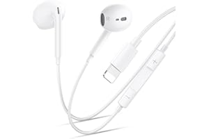 ANFERU Kabelkopfhörer für iPhone 14/13/12/11, In Ear Kopfhörer mit Kabel, [MFi-Zertifiziert] Kabel Kopfhörer mit Mikrofon und HiFi Stereo Ohrhörer für iPhone14/13/12 Plus Pro Max/XR/XS/X/SE/8/7/Plus/iPad iOS