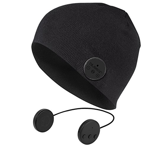 Bluetooth Beanie Headphone Hats BLUEEAR BWH1N Wireless Winter Knitted Caps With Stereo Speaker And Phone Talking For Snowboarding Skating Running Hiking Fitness Gym Exercise