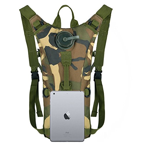 Alando wasserdichter Trinkrucksack Fahrradrucksack mit 3L trinkblase, Ideal für Radsport, Laufen, Joggen, Wandern, Motorad, Camping - 2