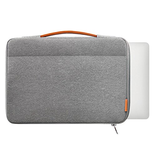 Inateck 13,3 Zoll Macbook Air/ Pro Retina Sleeve Hülle Ultrabook 33,8-cm-Laptop Tasche Speziell für 13,3″ Apple Macbook Pro Retina und Macbook Air, Dunkelgrau - 4