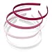 Pk 4 Fabric Headbands Alice Bands Bright Neon Pastel Black Red White Navy Hair Pink Tones