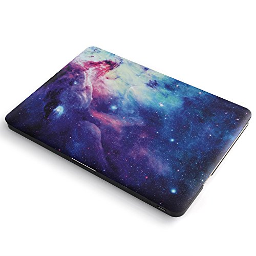 iDOO MacBook Schutzhülle / Hard Case Cover Laptop Hülle [Für MacBook Pro 13 Zoll – mit CD-Laufwerk: A1278] – matt, Galaxy/Purpurner Nebel - 3