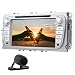 Produktbild Backup-Cam + EinCar reine Android 6.0 Auto GPS-Steuergert Stereo Quad-Core-Doppel-DIN-DVD-Spieler Autoradio Navigation 7 '' kapazitives Touch Screen Bluetooth / WiFi / OBD2 / Mirrorlink / SW-Steuerung f¨¹r Ford S-Max 2008-2012 Fokus 2008-2010 Galaxy 2010- 2012