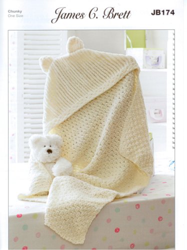 JB174 Baby Hooded Blanket One Size