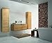Produktbild ALLIBERT Badmöbel-Set Badmöbel vormontiert Softclose-Funktion Eiche Hell Doppelwaschtisch 120 cm