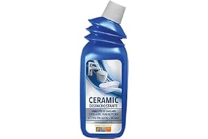 Faren Ceramic Gel, détartrant anti-calcaire pour sanitaires et céramiques, élimine le calcaire et les taches, action rapide, 750 ml