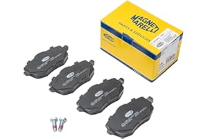 Magneti Marelli Parts & Services - Pastiglie Freni Anteriori 1559698 con Sensori di Usura, Accessori Auto ad Elevate Prestazioni e Protezione - Pastiglie Freno Compatibili con Fiat Ford Lancia e Altri